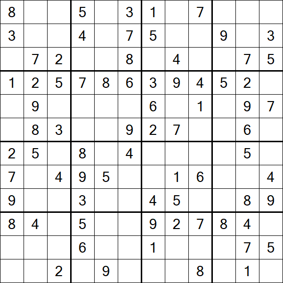 Butterfly Sudoku - Moyen