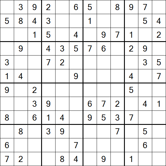 Butterfly Sudoku - Moyen