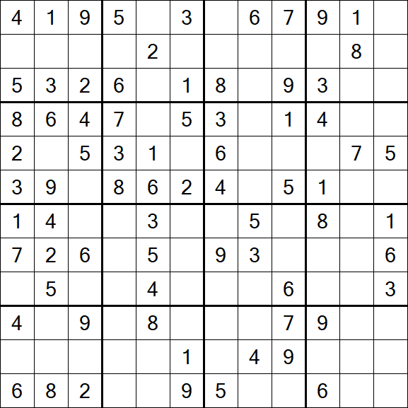 Butterfly Sudoku - Moyen