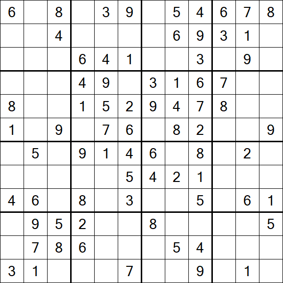 Butterfly Sudoku - Moyen