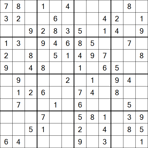 Butterfly Sudoku - Moyen