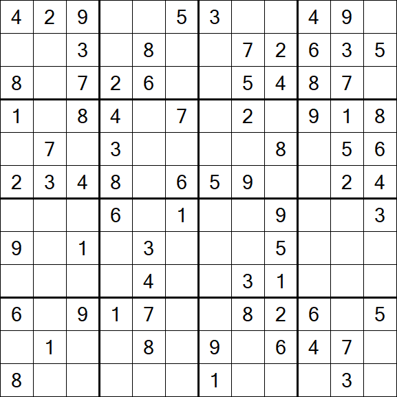 Butterfly Sudoku - Moyen