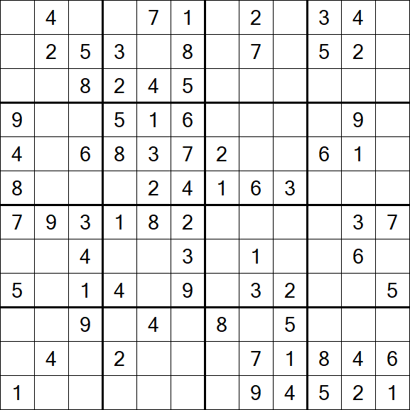 Butterfly Sudoku - Moyen