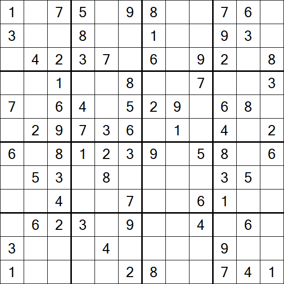 Butterfly Sudoku - Medium
