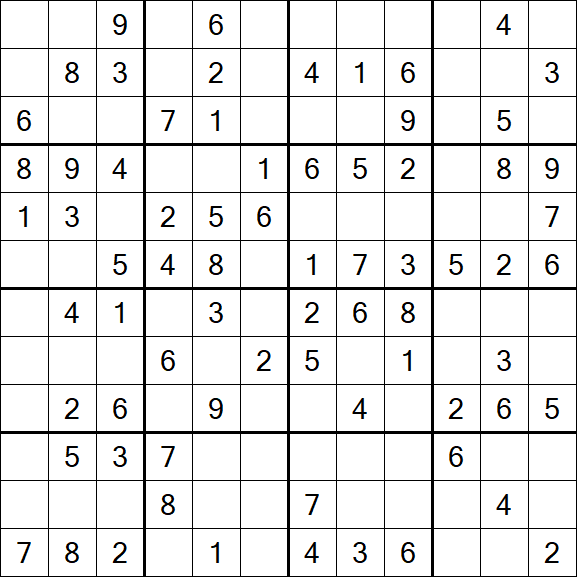 Butterfly Sudoku - Medium