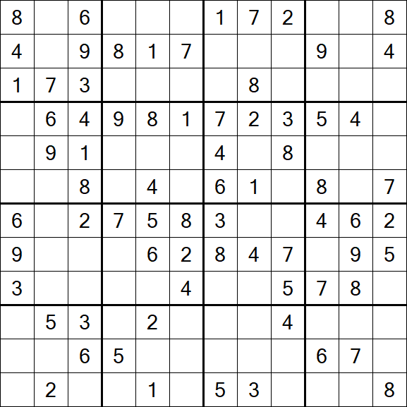 Butterfly Sudoku - Medio