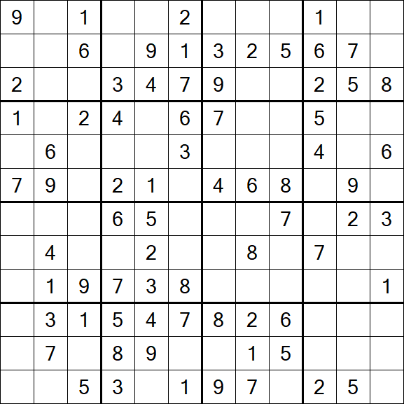 Butterfly Sudoku - Medium