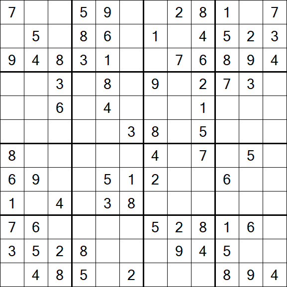 Butterfly Sudoku - Medium