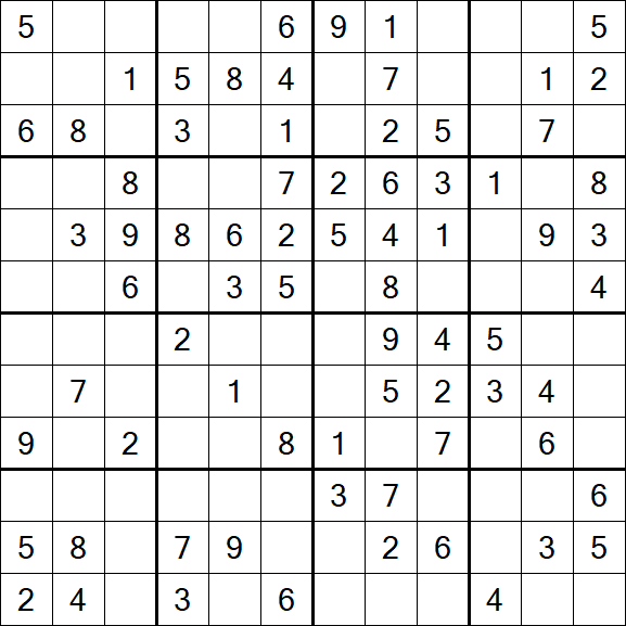 Butterfly Sudoku - Medio