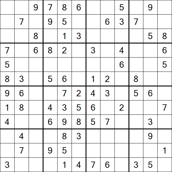 Butterfly Sudoku - Medium