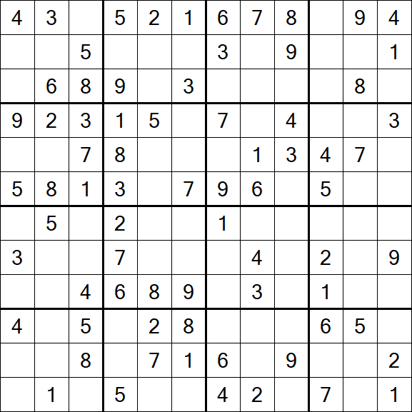 Butterfly Sudoku - Medium