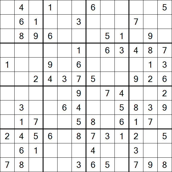 Butterfly Sudoku - Medium