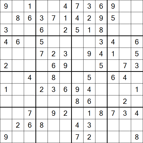 Butterfly Sudoku - Medium