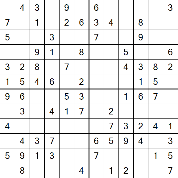 Butterfly Sudoku - Medium