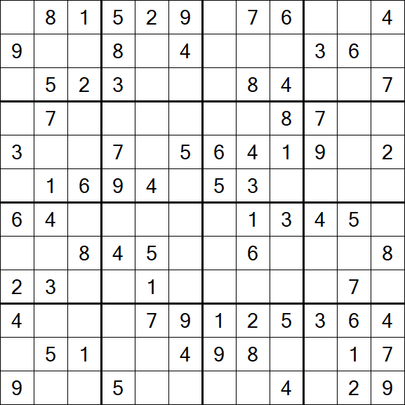 Butterfly Sudoku - Medio