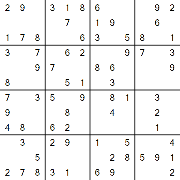 Butterfly Sudoku - Médio