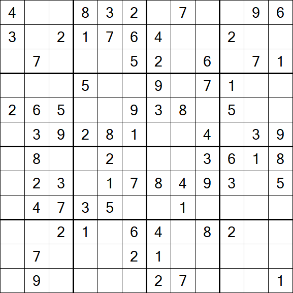 Butterfly Sudoku - Médio