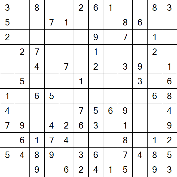 Butterfly Sudoku - Médio