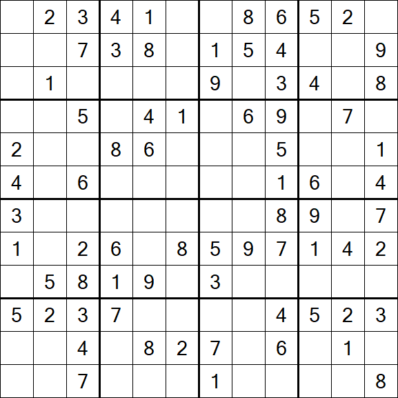 Butterfly Sudoku - Moyen