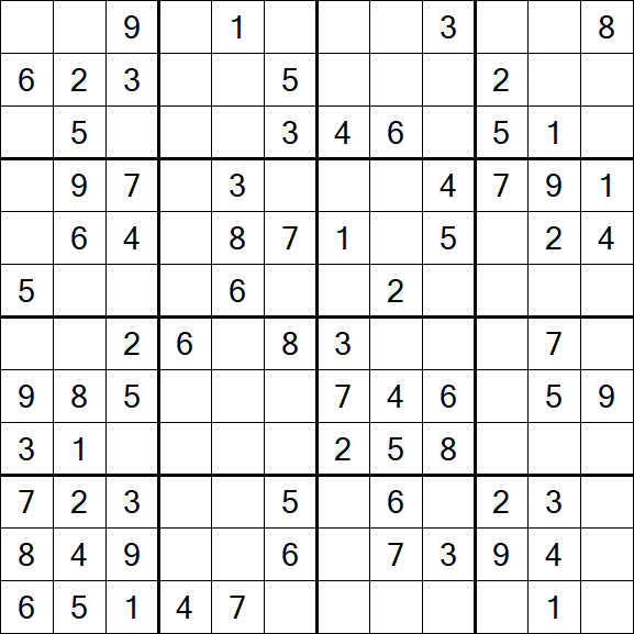 Butterfly Sudoku - Mittel