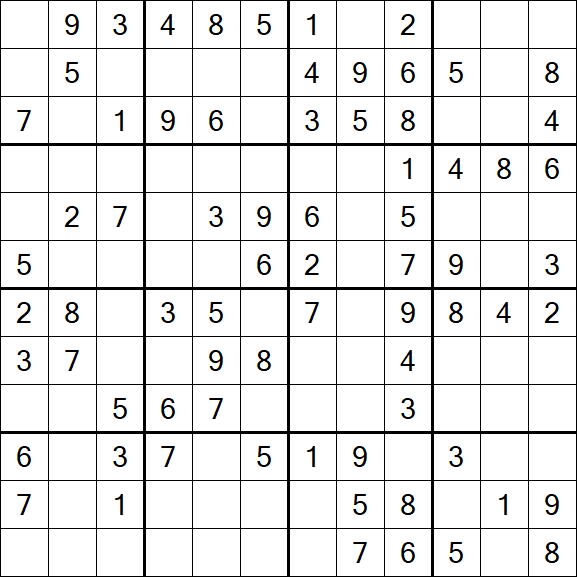 Butterfly Sudoku - Mittel