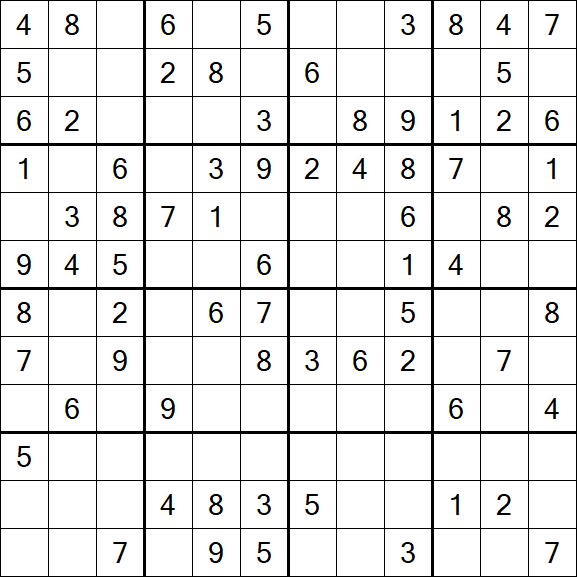 Butterfly Sudoku - Mittel