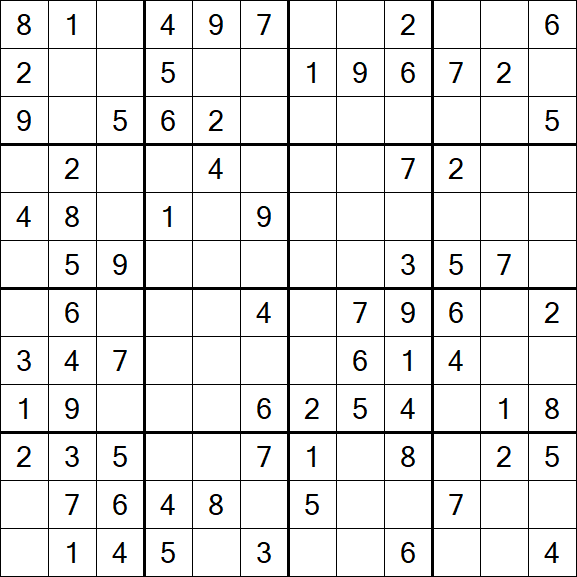 Butterfly Sudoku - Mittel