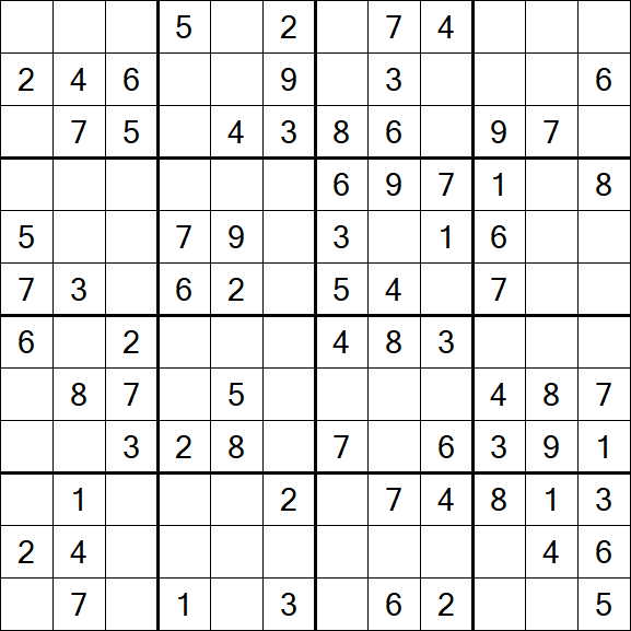 Butterfly Sudoku - Mittel