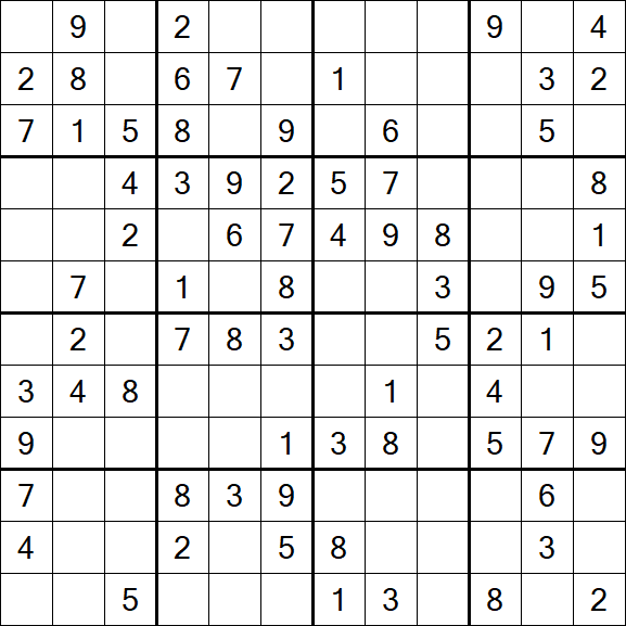 Butterfly Sudoku - Mittel