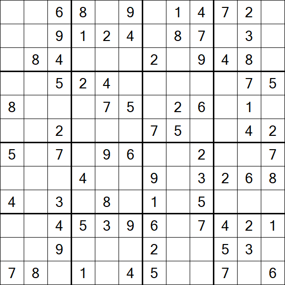 Butterfly Sudoku - Mittel