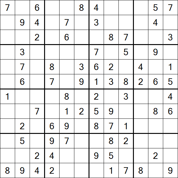 Butterfly Sudoku - Medio