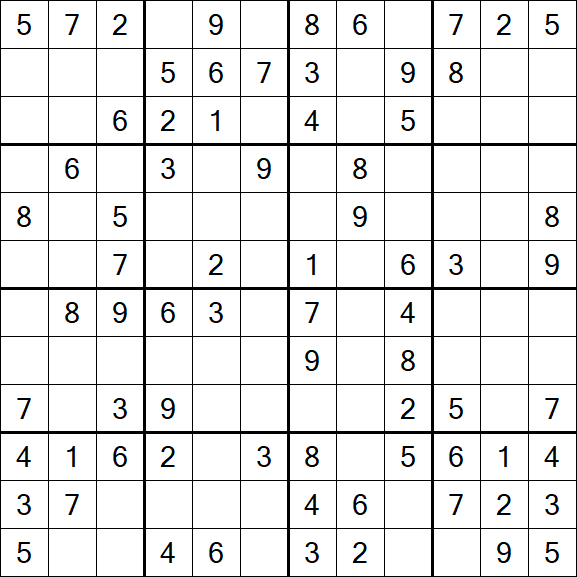 Butterfly Sudoku - Medio