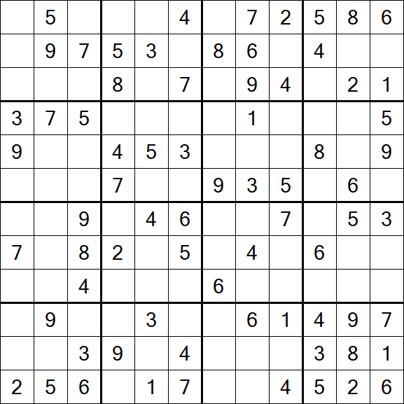 Butterfly Sudoku - Medio