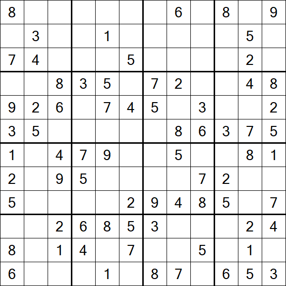 Butterfly Sudoku - Moyen