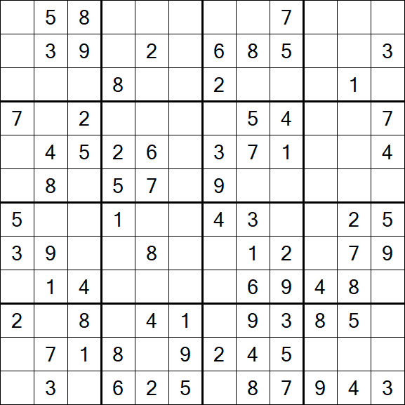 Butterfly Sudoku - Moyen