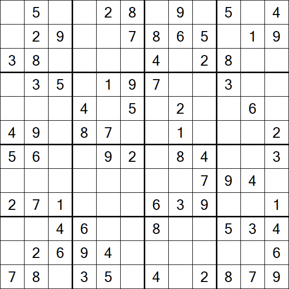 Butterfly Sudoku - Moyen
