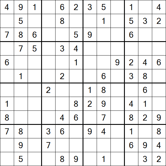 Butterfly Sudoku - Moyen