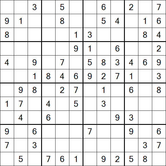 Butterfly Sudoku - Moyen