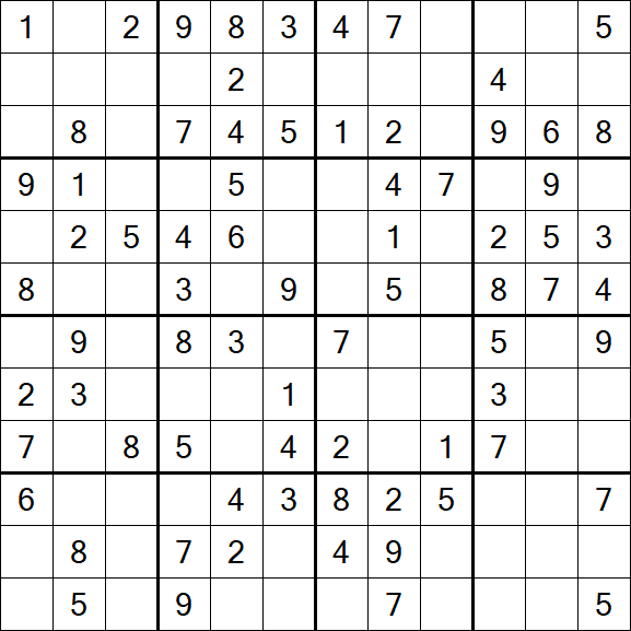 Butterfly Sudoku - Medium