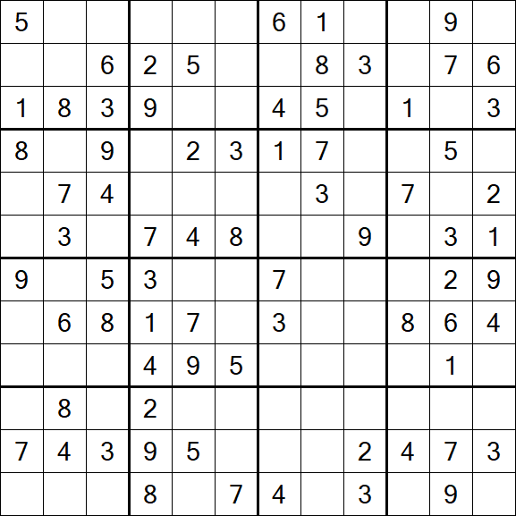 Butterfly Sudoku - Medium