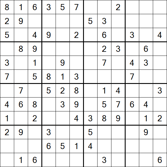 Butterfly Sudoku - Medium