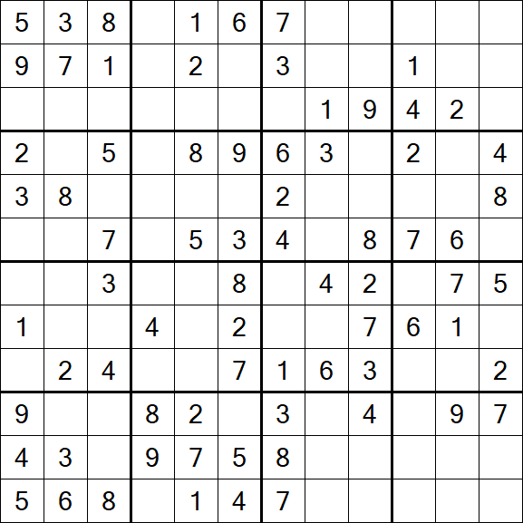 Butterfly Sudoku - Medium