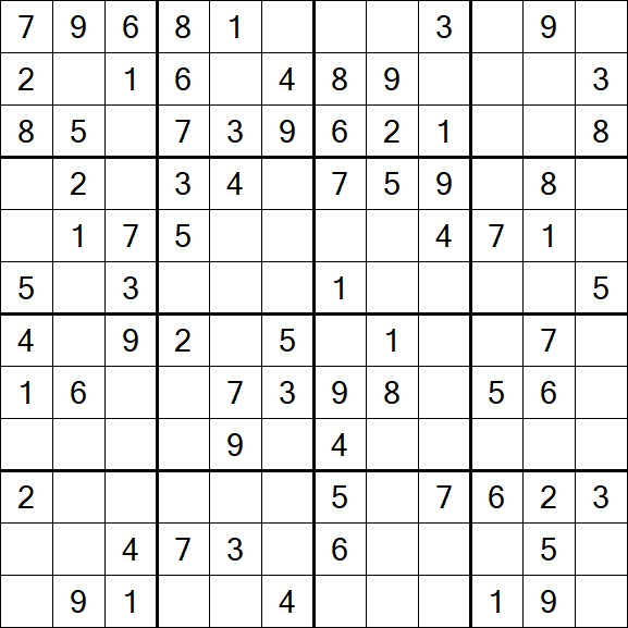 Butterfly Sudoku - Medium