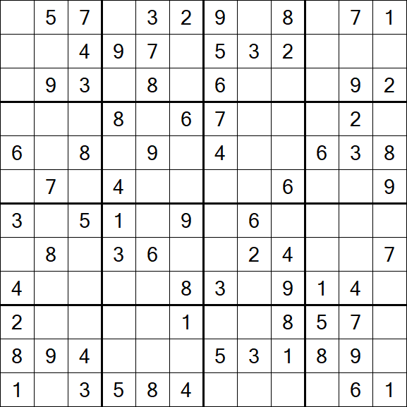 Butterfly Sudoku - Medium