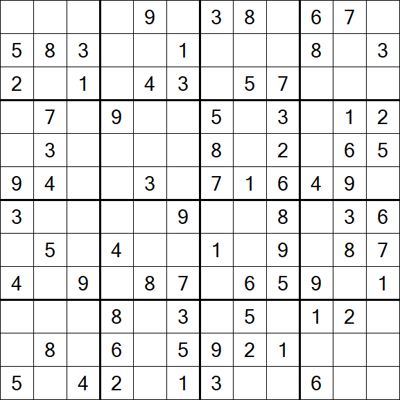 Butterfly Sudoku - Medium
