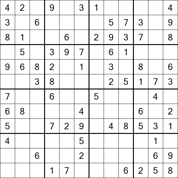 Butterfly Sudoku - Medium