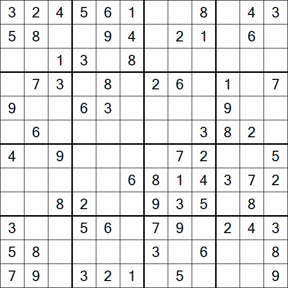 Butterfly Sudoku - Medium
