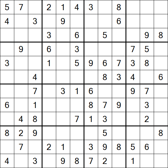 Butterfly Sudoku - Medium