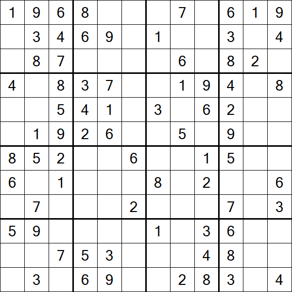 Butterfly Sudoku - Medium