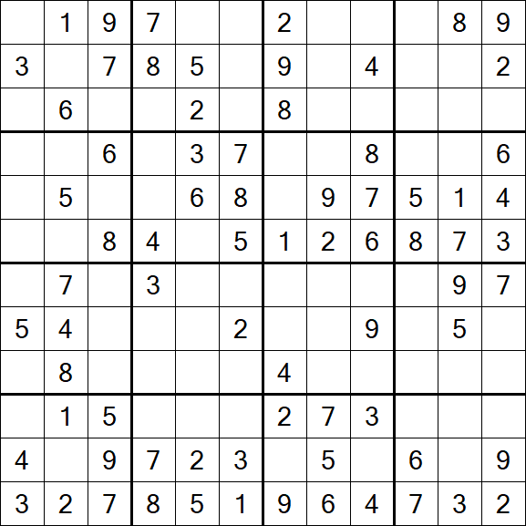 Butterfly Sudoku - Medium
